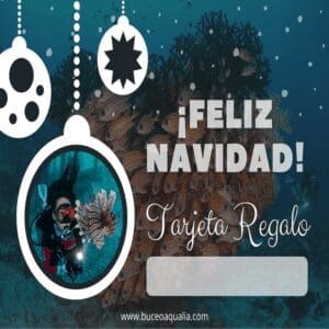 Tarjeta Regalo Navidad buceo La Herradura